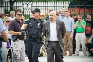 Phil_Radford,_Executive_Director_of_Greenpeace_USA,_is_Arrested_in_front_of_White_House